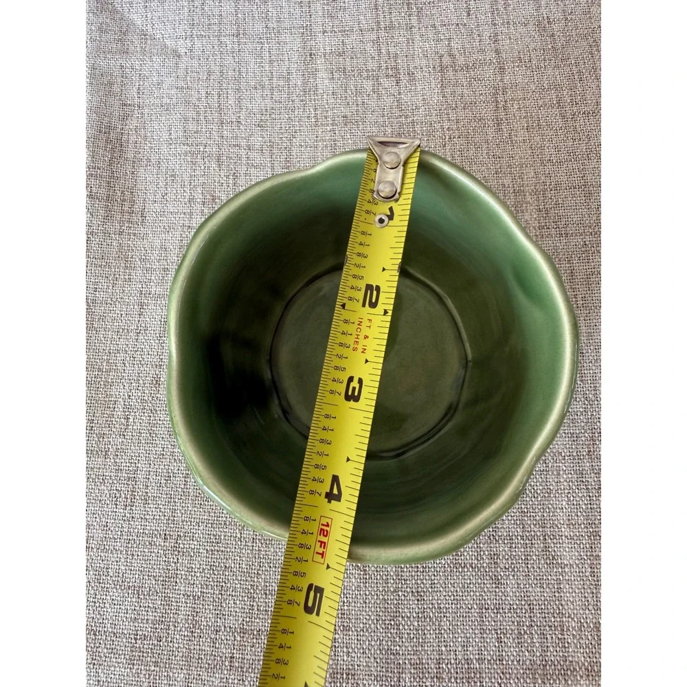 Bordallo Pinheiro Cabbage Leaf Planter Small Green Excellent Cachepot Limited